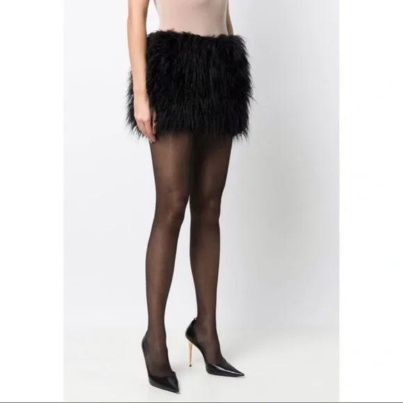 ミニスカート SAINT LAURENT Women Skirts 773304 Y3I83 1000 NOIR BLACK Saint Laurent Skirt 773304.Y3I83-1000 NOIR | IlDuomo